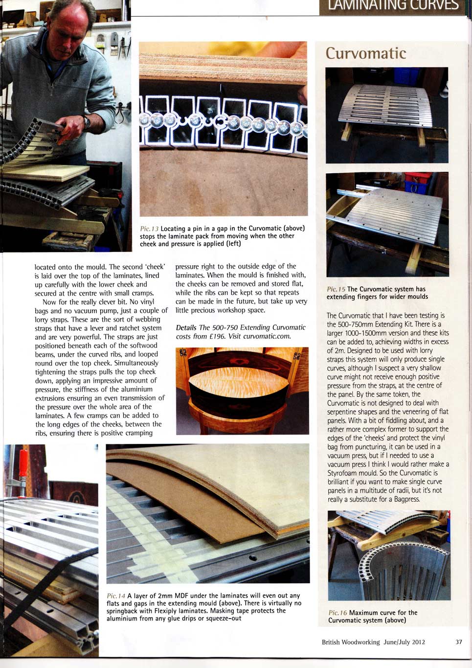 urvomatic in Woodworking Magazine
