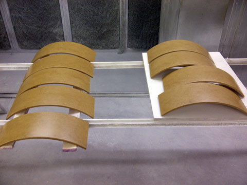 Curved doors with Curvomatic